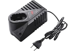 HIPOKE AL1411DV 7.2V~18V 1.5A Ni-CD Ni-MH Cargador de batería para Herramientas eléctricas Taladro eléctrico GSR14.4 GSR12 GSR9.6 GSR7.2 Batería, Compatible con Bosch BAT120 BAT038 BAT048 BAT043 batería