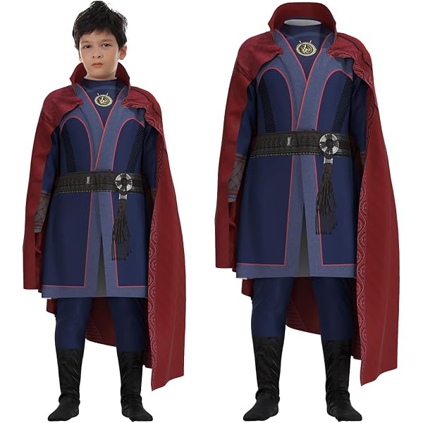 Rubies Deluxe Dr. Strange Kostüm Für Kinder – Größe M (5-6 Jahre), Inkl. Tunika, Umhang & Gürtel, Offiziell Lizenziertes Marvel-Kostüm