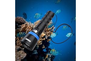 Diving Flashlight, XTAR DS1 Scuba Diving Light Professional Dive Torch 1000 Lumens IPX8 Waterproof Underwater LED Safety Flashlight for Under Water Deep Sea Cave at Night （Not Included Any Battery
