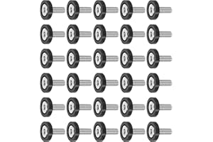MACHSWON 30 Stück StoÃŸstange Kotflügel Unterlegscheibe Schrauben M6x1.0 Aluminiumlegierung Motorraum Dress Up Schraube Schwarz 1996-2023