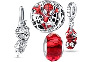 HappyStar charm argento 925,bead charm da donna, ciondolo combinato, I migliori regali per Sorelle e coppie, (perline distanziatrici incluse)