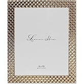 Lawrence Frames Elmas Desenli Cilalı Metal Resim &Ccedil;er&ccedil;evesi, 8x10, Altın