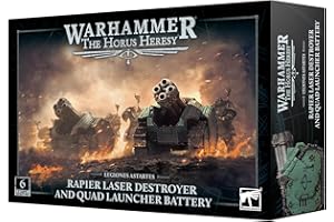 Games Workshop - Warhammer - The Horus Heresy: Rapier Laser Destroyer et Quad Launcher Batterie