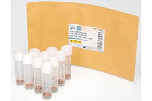 Medasa Prueba de agua para bacterias coliformes E.coli prueba en agua potable y agua de pozo (10 juegos de prueba)