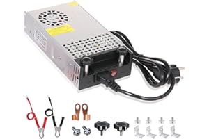 NUOFUWEI DC 12V 50A 600W Fuente de Alimentación Transformador 110/220V CA a CC 12V 50A Fuente Alimentación para LDE lámpara Motor Bomba CCTV Cámara Seguridad Car Stereo Impresora 3D y Más 12V Dispositivo