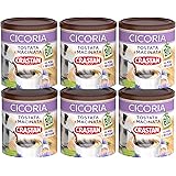 Crastan – Cicoria Tostata e Macinata Biologica – confezione da 6 barattoli da 350 gr