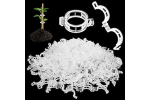 DTXYBC Clip per Piante da Giardino, 200 Pezzi Clip di Supporto per Piante, Clip per Piante, Clip per Pomodori, Clip per Fissaggio per Verdure, per Protezione e Connessione Fiori, Piante, Viti