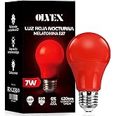 OLVEX Melatonin E27 Red Night Light &ndash; E27 Warm Light LED Bulbs &ndash; LED Bulb for Sleeping &ndash; Flicker Free Technology + 0% Blue Li