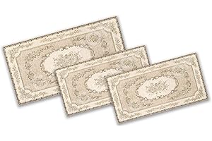 Confezioni.Giuliana Tris Camera da Letto SCENDILETTO 3 TAPPETI Velour Classico Tortora