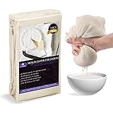 Felihome Pack of 3 - Muslin Cloth for Cooking ‎50x50 cm, Cheese Cloths for Straining & Baking, Cheesecloth with Hemmed Edges,