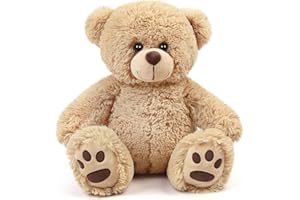LotFancy Oso de Peluche de Aproximadamente 43cm 17 Pulgadas Color Marrón Claro Regalo para Niños