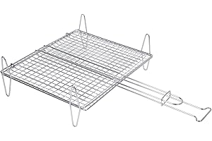 Sauvic Grille bombée pour la Viande ou Le Poisson de 40 x 45 cm