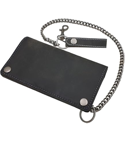 Portefeuille Vintage Harley-Davidson En Cuir Noir - Poche Complète, Logo En Relief - Authentique Pièce Collection USA
