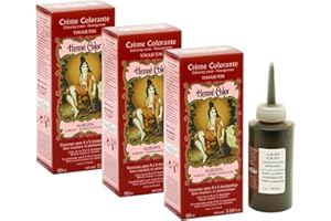 Henne Color Colouring Cream 90ml - Auburn (Pack of 3)