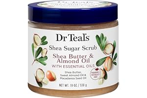 Dr Teal's Shea Butter & Almond Oil Body Sugar Scrub 538g