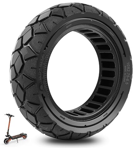 Pneu Tubeless 10x2.75-6.5 Pour Trottinette Électrique 10 Pouces - Compatible Speedway 5, Dualtron 3, Zero 10X, VSETT