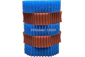 Koi- und Bonsaipark Herdecke KH Ersatzschwamm Set für Filtoclear 12000 Teichfilter Filterschwämme 3 x blau/ 2 x rot passend für Oase Filter Komplettset Wasseraufbereitung Filterschwamm Ersatzschwämme