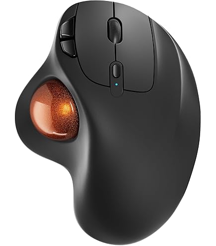Elecom M-XT4DRBK Draadloze trackball muis voor linkshandig, EX-G-serie