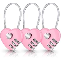 UP Security Petit Cadenas à Combinaison, Cadenas à Combinaison Avec Chiffre, Cadenas à Câble Combo Pour Bagages, Valise, Casier De Gym, Sac à Dos, Boîte à Outils, Casque, Sécurité De Voyage