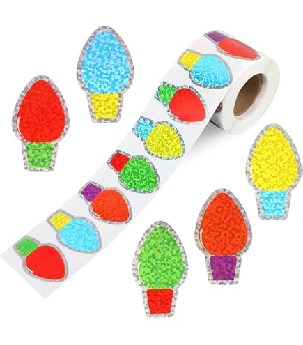 Baker Ross Adesivi Di Natale A Palline In Schiuma Per Bambini – Confezione Da 200 Pezzi, 4-6 Cm, Creatività E Lavoretti - 6