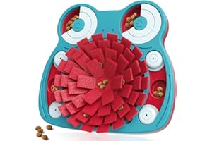 HETOO Dog Toys, Interactive Dog Puzzle Toys Puppy Treat Dispenser Toy for Small Medium Dogs, Dog IQ Training & Mental Enrichment