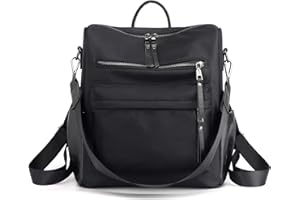 ZOCILOR Women's Fashion Backpack Purse Multipurpose Design Convertible Satchel Handbags and Shoulder Bag PU Leather Travel bag