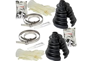 BandelOne enthält 2x Universal Quick Fit Achsmanschette zum Kleben Klebemanschette Antriebswelle