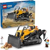 LEGO City Sarı Buldozer 60466 &ndash; 8 Yaş ve &Uuml;zeri &Ccedil;ocuklar i&ccedil;in İnşaat Sahası Temalı Ara&ccedil; ve Ekipman Oyuncak Yapım Seti, Doğum G