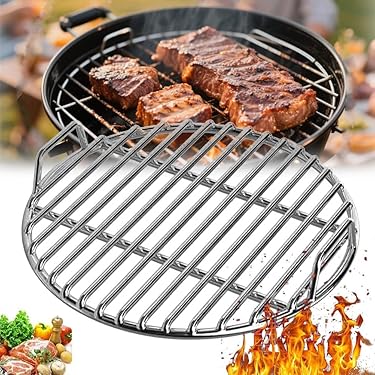 Grille Barbecue Inox Grille Barbecue Acier Inoxydable FACAIIO - 30x25cm Pour Camping Et Pique-nique Grille Rechange Barbecue