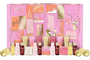 Baylis & Harding Jojoba, Vanilla & Almond Oil Luxury 24 Days of Beauty Advent Calendar Gift Set - Vegan Friendly