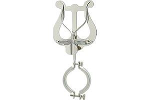 ARNOLD STÖLZEL Riedl 103N Klarinettenmarschgabel - vernickelt, Lyra Mittel