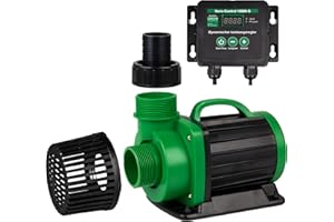 regelbare Teichpumpe Vario Control 10000-S | WAGNER GREEN eco Filterpumpe mit 10.000 l/h | regulierbar mit externem Controller | einsetzbar als Bachlaufpumpe oder Wasserfallpumpe