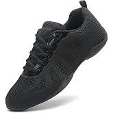SECHRITE Cheerleading Cheer Shoes Women Girls Dance Trainers Dance Trainers White Jazz Dance Shoes Yoga Aerobics Lace Up Shoes