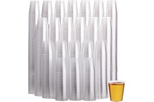 Matana 1000 Bicchieri da Shot in Plastica Rigida, Bicchierini, 30ml - Shottini Bicchieri - Resistenti e Riutilizzabili - Compleanni, Matrimoni, Natale, Barbecue, Feste