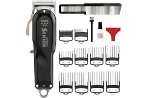 WAHL PROFESSIONAL Wahl 5 Star Tondeuse à cheveux professionnelle sans fil, kit de coupe de cheveux professionnel, tondeuse pour cheveux épais, levier conique, décoloration, coupe rapprochée, moteur puissant, sans fil,