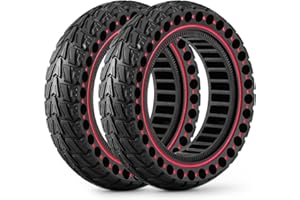 BABEJIA 2 opony do hulajnogi elektrycznej 10 x 2,5 do Ninebot G30 2/Xiaomi Scooter 4 Serires, pełne gumowe opony 60/75-6,5 e Scooter G30, 10 cali, pełna guma