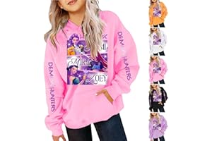 GENERIC Kpop Girls Cartoon Hoodie Kids Hooded Pullover Casual Long Sleeve Printed T-Shirt Y2k Costume Pullover Sweatshirt
