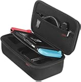 Bestico Etui pour Nintendo Switch – Housse de transport pour Nintendo switch avec 10 porte jeux pour la Nintendo Switch, Adaptateur AC, câble HDMI, Grip Joy-Con, Dragonne Joy-Con