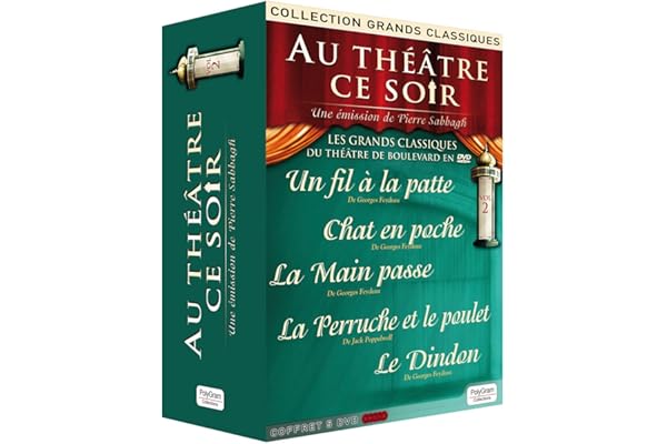 Coffret 5 DVD : Au Théâtre Ce Soir Volume2