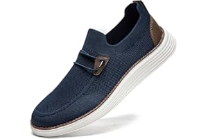 VGPSFN Mens Loafers Slip On Walking Shoes Sneaker Gym Sports Running Shoes Lightweight Work Shoes Soft Penny Driving Shoes