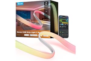 Govee COB Strip Light 2 Pro, 2 m RGBWWIC LED-remsa med LuminBlend+, 1080lm | Kompatibel med Alexa, Google Assistant och Matter. Varmt och kallt ljus 1000-10000K för sminkbord och köksöar