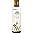 Earth Like Cold Pressed Almond Oil - 200ml, Pure, Paraben-Free, Sulfate-Free, Nourishes Hair, Skin & Under-Eyes, Ideal for Moisturizing, Facial Cleansing & Hydratio