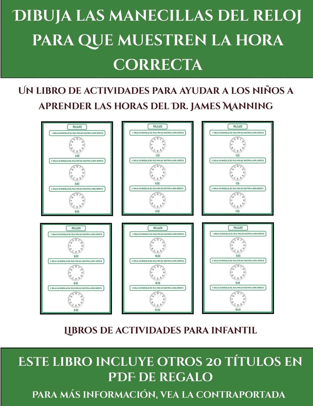 Libros de actividades para infantil : Este libro contiene 30 fichas con actividades a todo color para niños de 5 a 6 años
