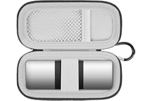 Herzmonitor-Tasche kompatibel mit AliveCor KardiaMobile 6L - Smartphone-kompatibler 6-Messungen-EKG-Monitor für Apple- und Android-Geräte - NUR HÜLLE (Schwarz)