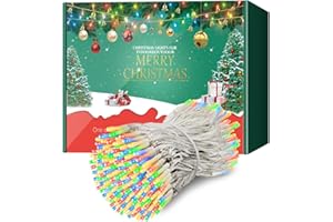 ARKOCHIC 35M Luces Navidad Exterior, 300 LED Luces Árbol Navidad Interior Con Memoria Y 8 Modos, IP65 Impermeable Multicolor Luz Navideñas Exterior Decoración Para Jardín Boda Fiesta