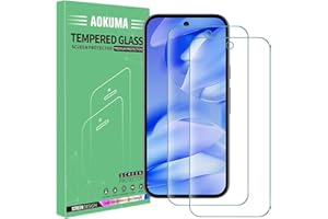 AOKUMA Ochraniacz ekranu Google Pixel 9A, [2 sztuki] Szkło hartowane dla Pixel 9A Łatwa instalacja, szkło hartowane 9H, bez pęcherzyków, wysoka rozdzielczość, odporność na zarysowania