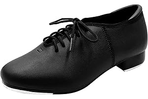 s.lemon Negro Cuero Oxford Zapatos de Claque con Cordones