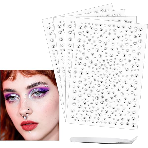 Milacolato Valse liplabret, studs, reserveballen, valse wenkbrauwring, 100 stukken, zelfklevend, niet-piercing, neusringen, hoepel, lichaamssieraden, kunsthuid, 3-5 mm