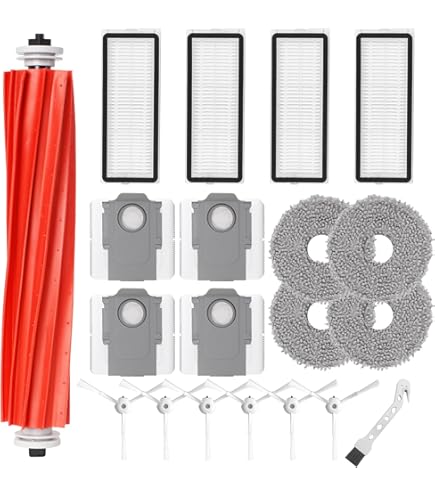Spazzola a rullo, filtro Hepa, compatibile con gli accessori for aspirapolvere Roborock Dyad Air, Wet And Dry pezzi di ricambio(Set a