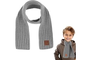Abeillo Sciarpe invernali calde per bambini in maglia morbida sciarpa scaldacollo sciarpa calda sciarpa avvolgente per ragazzi ragazze